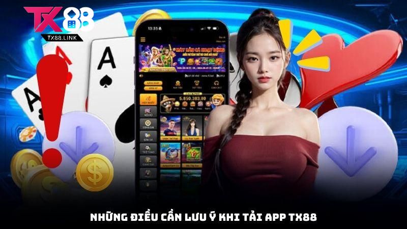 Những điều cần lưu ý khi Tải App TX88