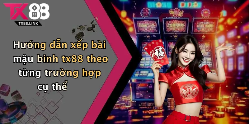 Hướng dẫn xếp bài mậu binh tx88 theo từng trường hợp cụ thể