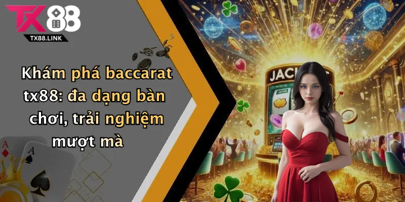 Khám phá baccarat tx88: đa dạng bàn chơi, trải nghiệm mượt mà