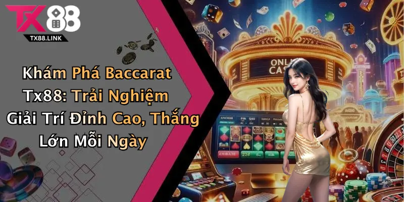 Khám Phá Baccarat Tx88: Trải Nghiệm Giải Trí Đỉnh Cao, Thắng Lớn Mỗi Ngày